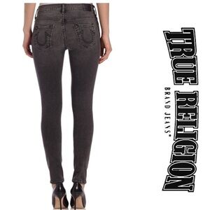 True Religion Halle Mid Rise Super Skinny Jean Size 30 F 43‎